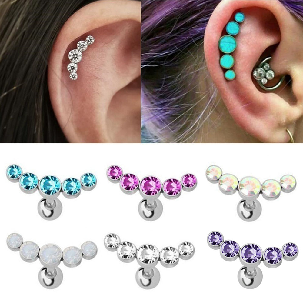 Body Jewelry And Earrings - 1 Pezzo Orecchino a Barra in