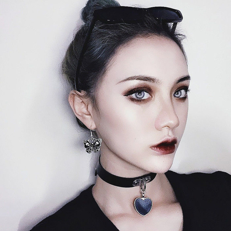 Body Jewelry Goth - Collana sexy Collare in pelle Bdsm