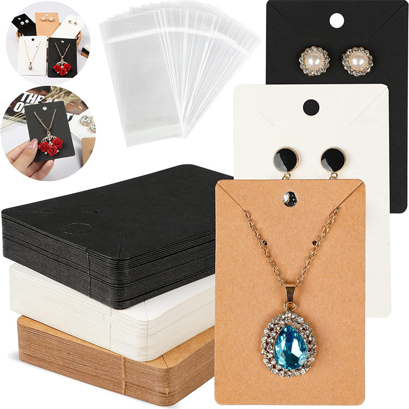 Body Jewelry Display - 50 carte vuote per gioielli, orecchini,
