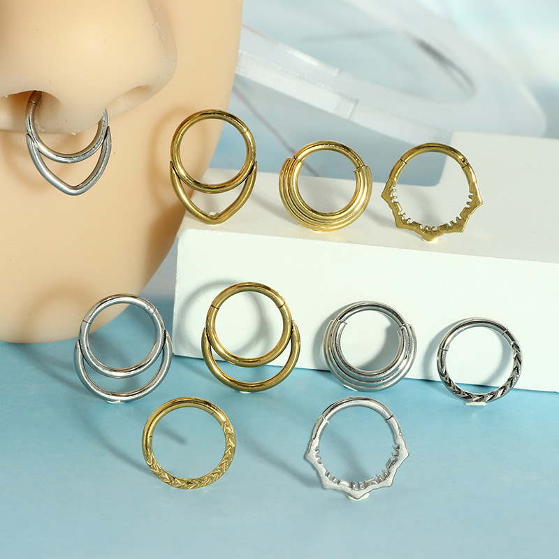 Orecchini a cerchio per naso A - Body Jewelry And Earrings recensione e prezzo