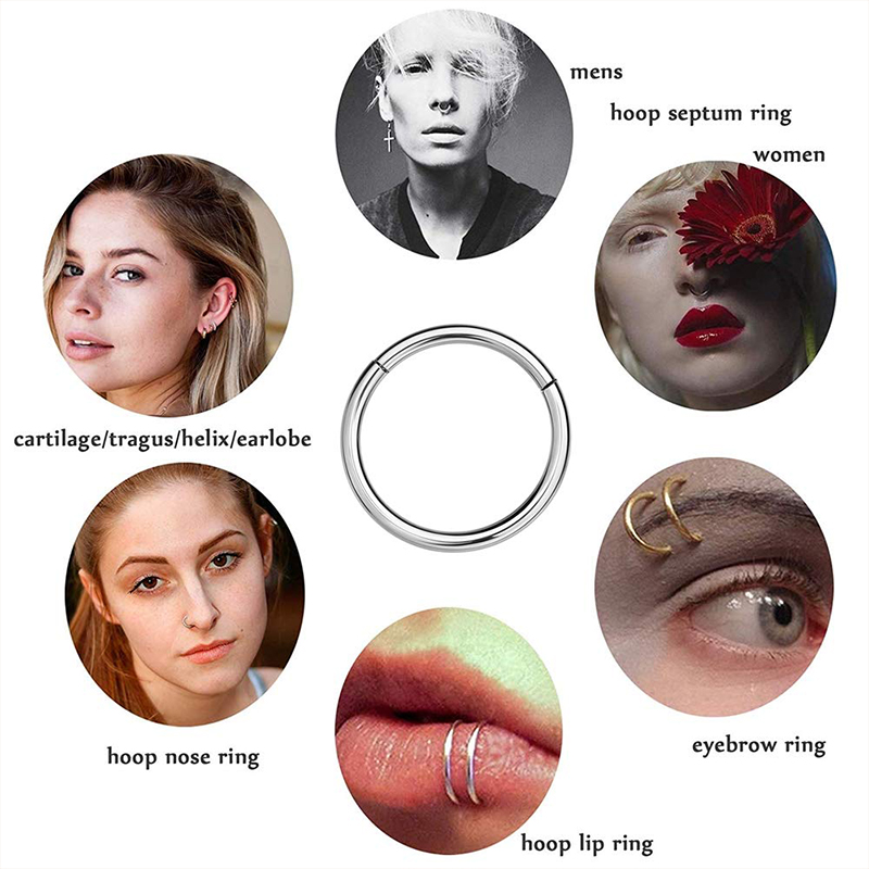 Anelli a Cerniera Clicker in A - Body Jewelry And Earrings recensione e prezzo
