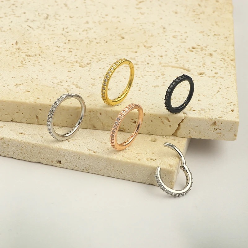 Anello da naso 16G con zirconi - Body Jewelry And Earrings recensione e prezzo