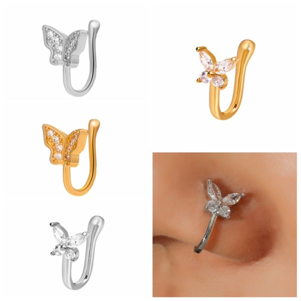 Anello da naso a farfalla con  - Body Jewelry And Earrings recensione e prezzo