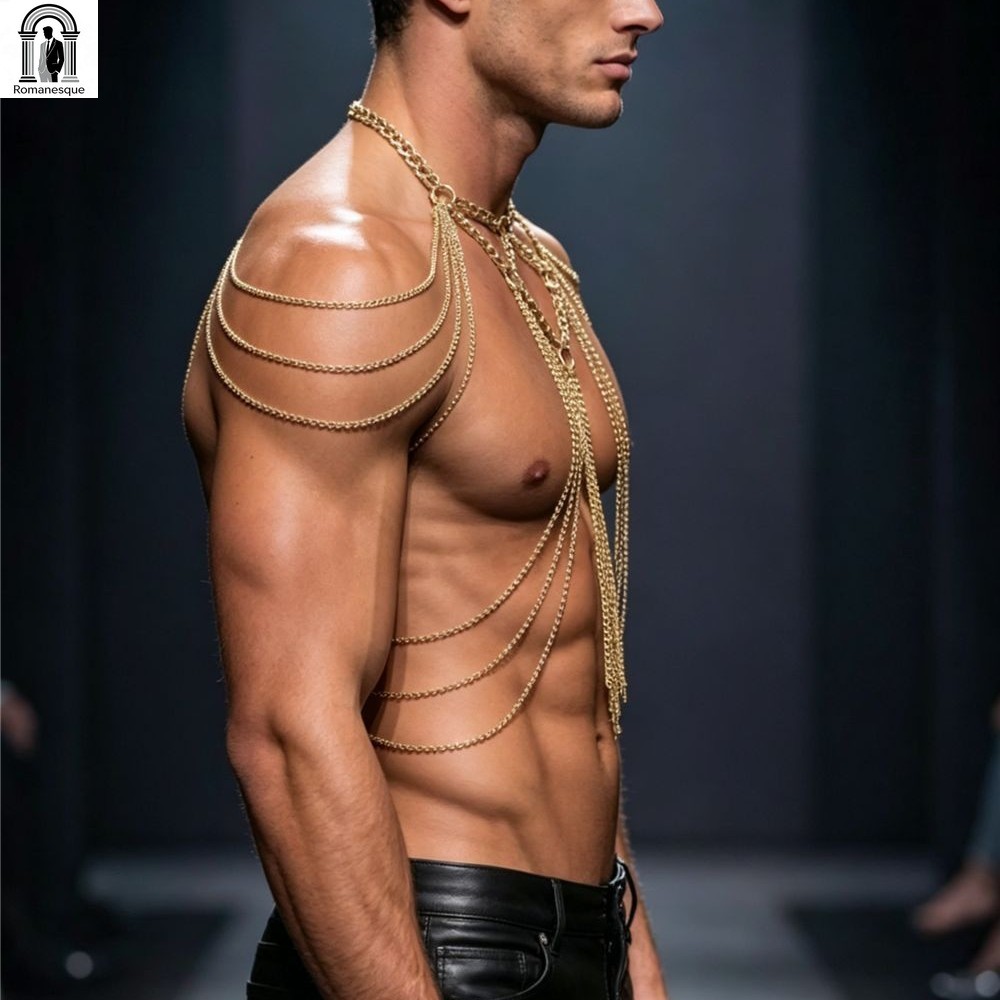 Collana a catena da uomo in or - Body Jewelry Goth recensione e prezzo