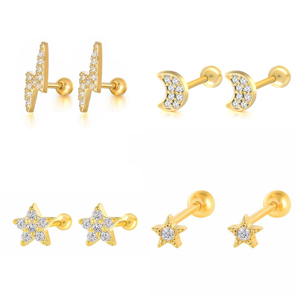 Orecchini a bottone con cartil - Body Jewelry Labret recensione e prezzo