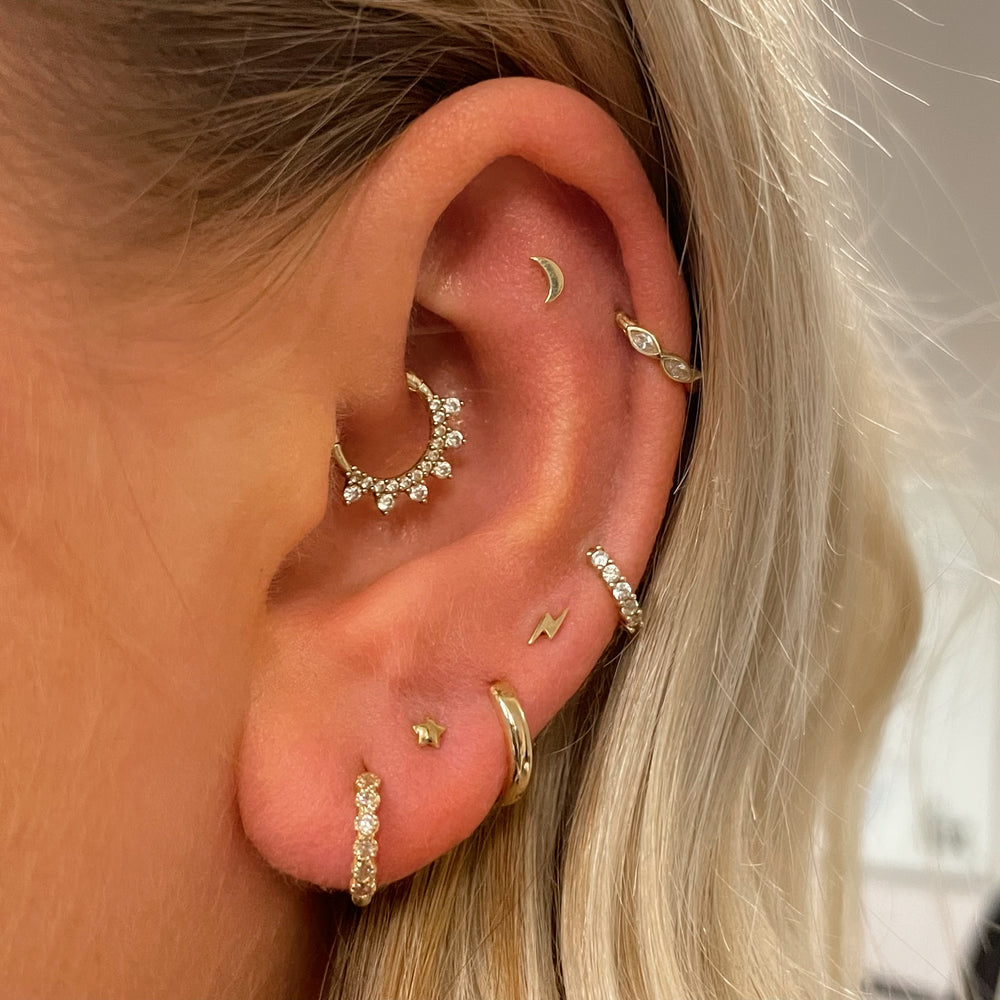 Orecchini a bottone con cartil - Body Jewelry Labret recensione e prezzo