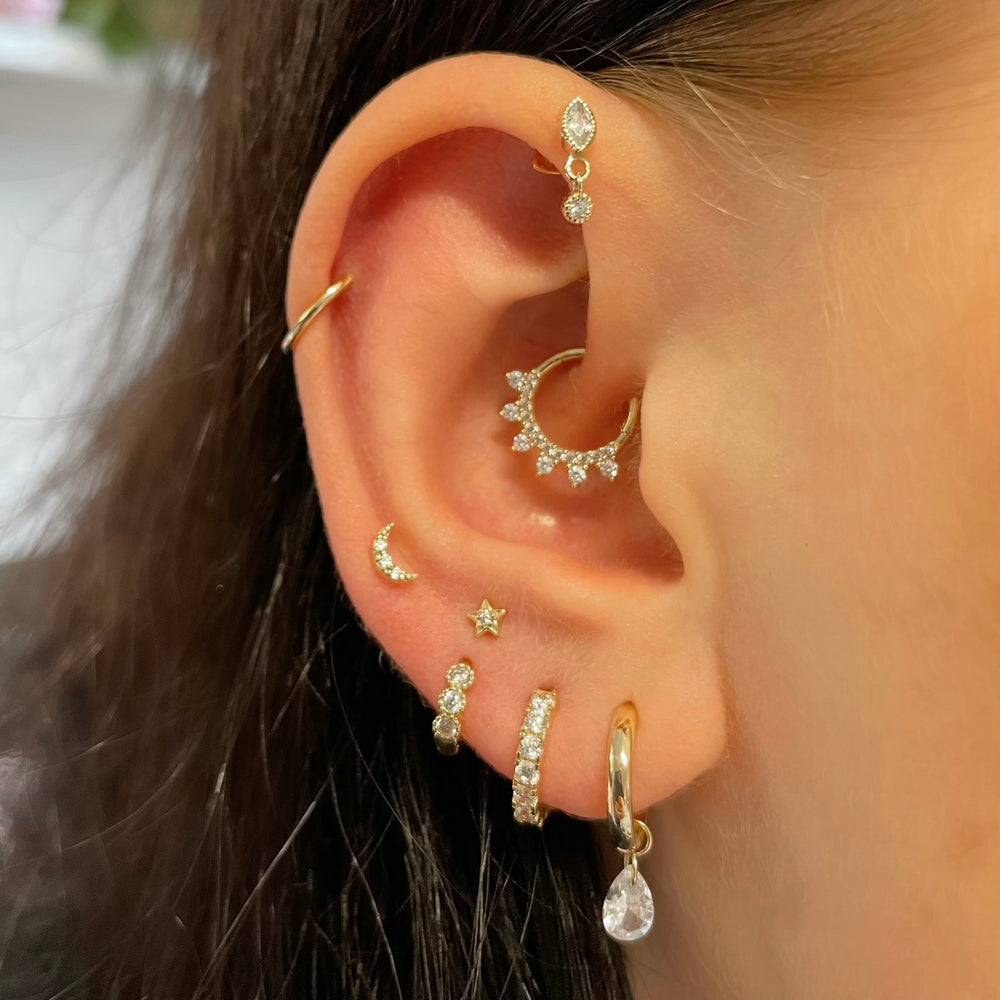 Orecchini a bottone con cartil - Body Jewelry Labret recensione e prezzo