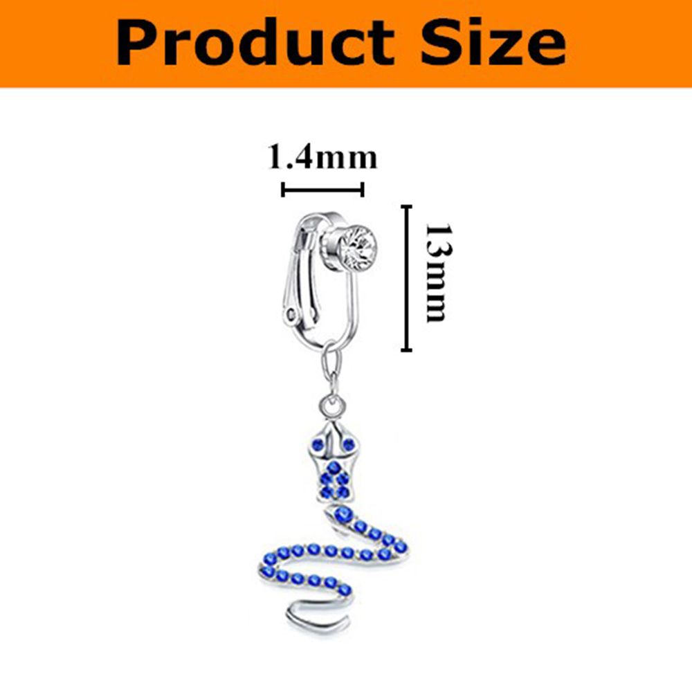 Orecchini a clip a forma di fa - Body Jewelry And Earrings recensione e prezzo