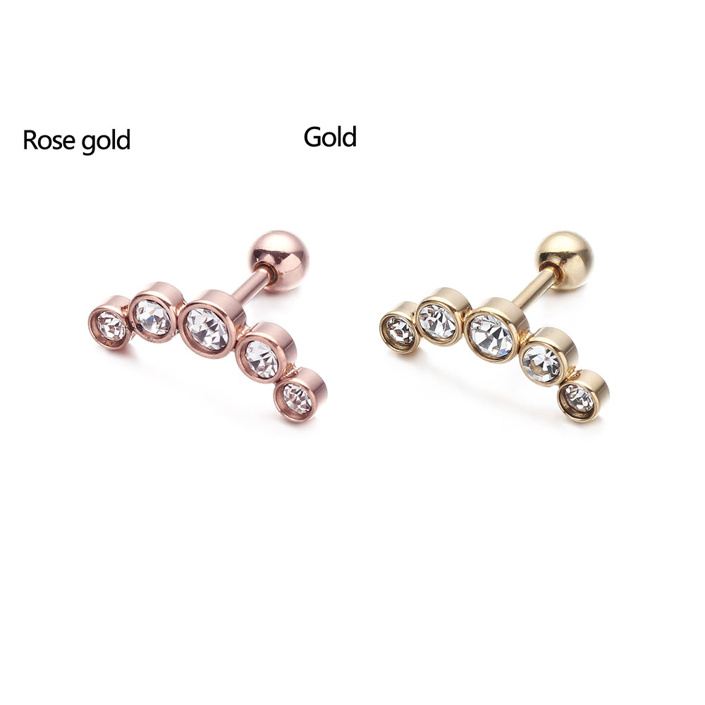 1 Pezzo Orecchino a Perno alla - Body Jewelry And Earrings recensione e prezzo