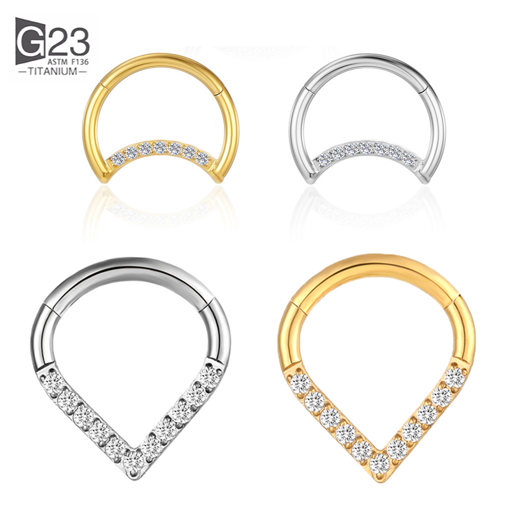 F136 Titanio incernierato a go - Body Jewelry Labret recensione e prezzo