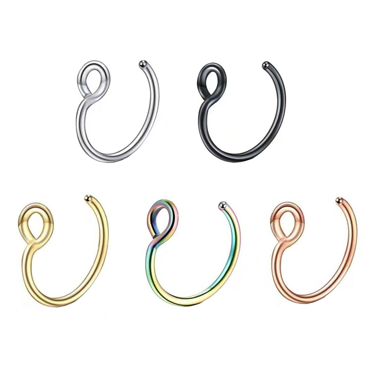 1 Pezzo Anello Finto per Naso  - Yg Body Jewelry recensione e prezzo