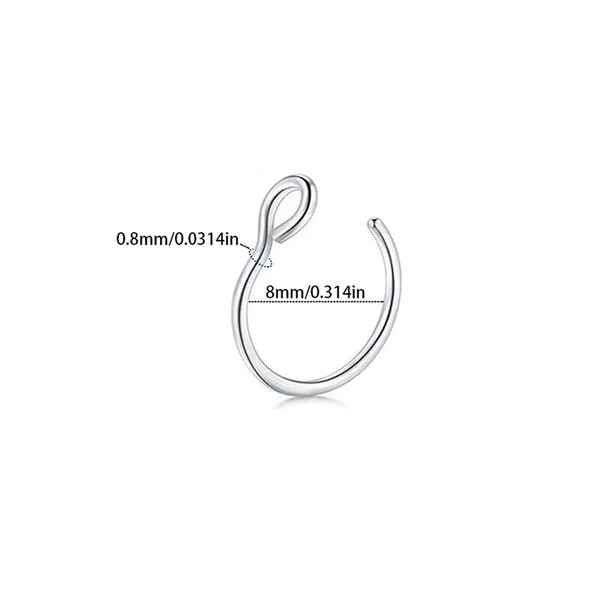 1 Pezzo Anello Finto per Naso  - Yg Body Jewelry recensione e prezzo