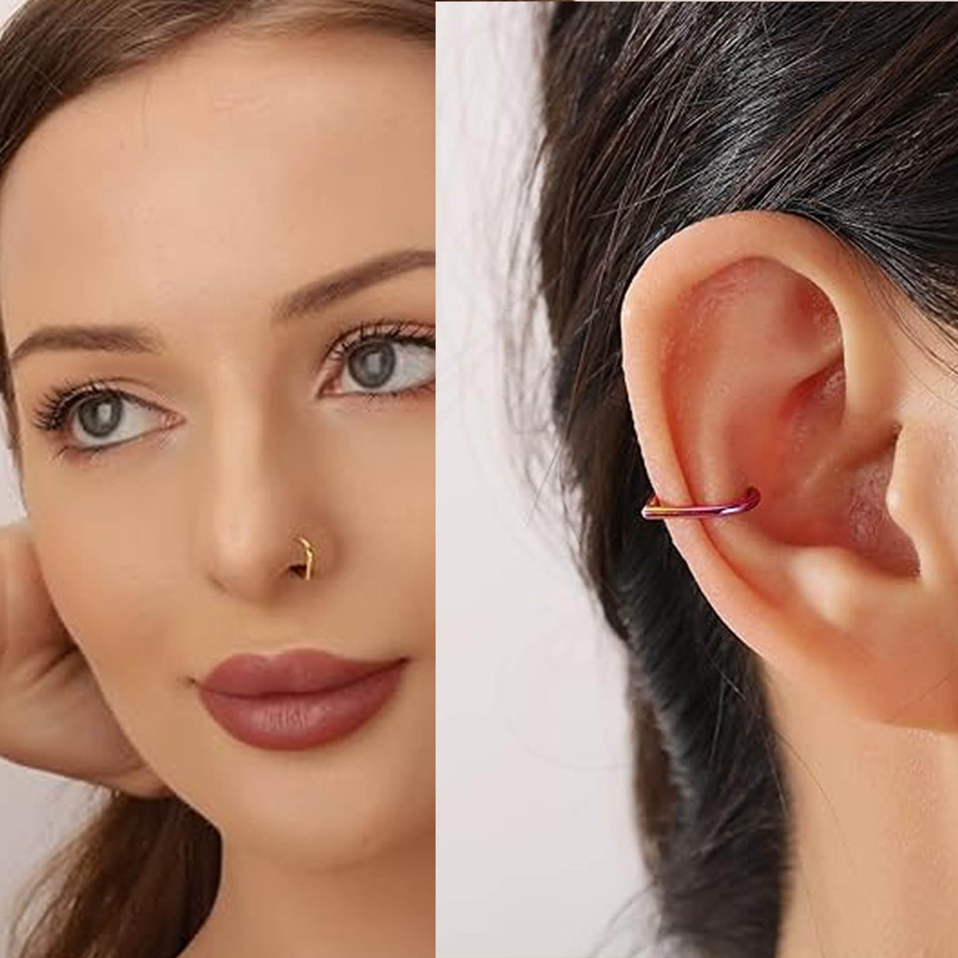 Set di 5 Anelli Finti per Naso - Body Jewelry And Earrings recensione e prezzo