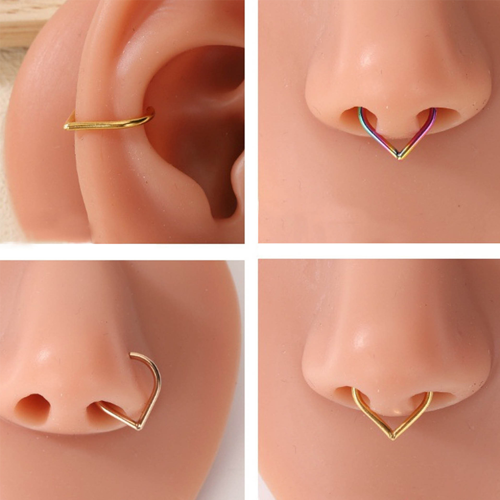 Set di 5 Anelli Finti per Naso - Body Jewelry And Earrings recensione e prezzo