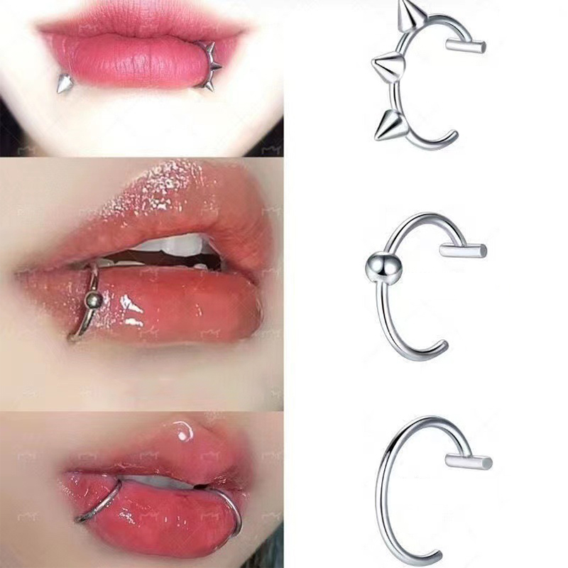 1Pc In Acciaio Inox Falso Anel - Body Jewelry And Earrings recensione e prezzo