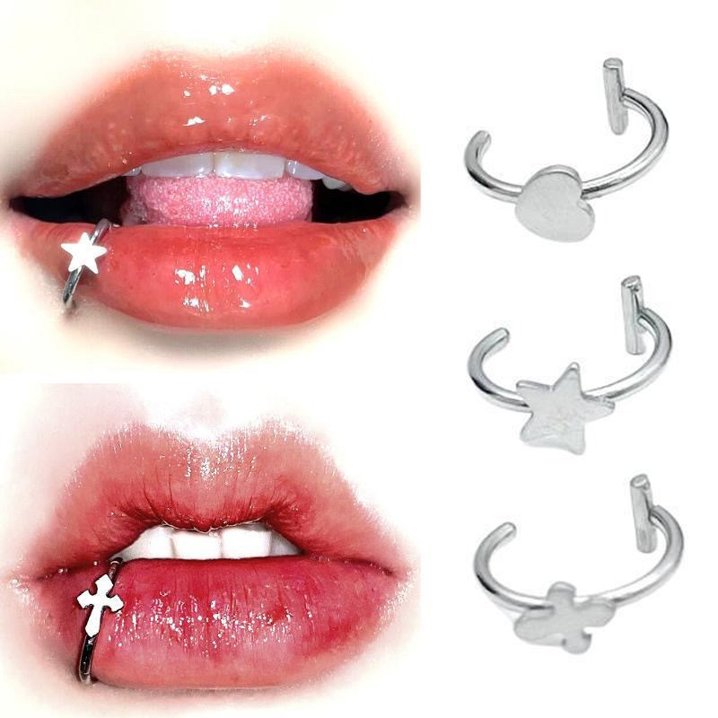 1Pc In Acciaio Inox Falso Anel - Body Jewelry And Earrings recensione e prezzo