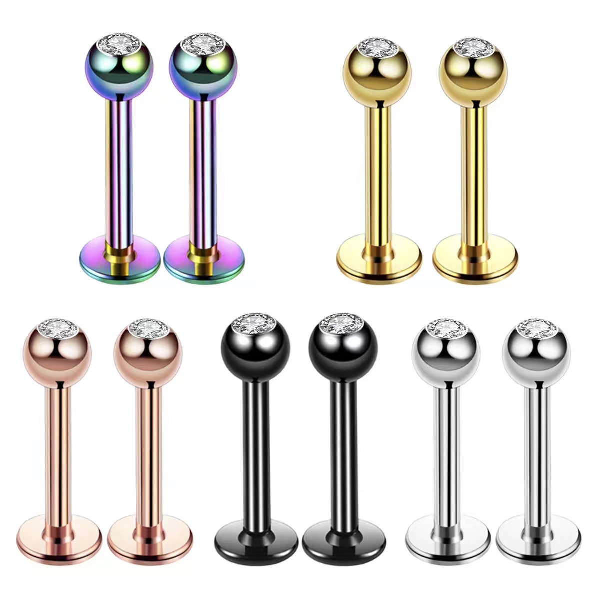Piercing Labret/Tragus/Orecchi - Body Jewelry And Earrings recensione e prezzo