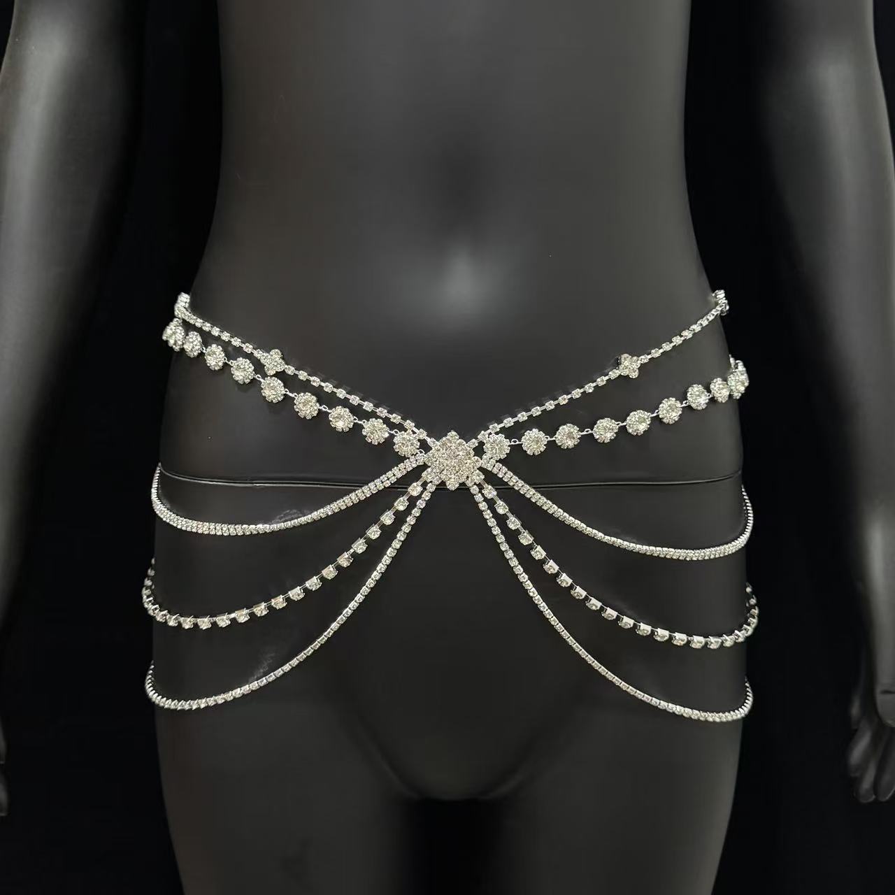 Elegante catena di strass rego - Body Jewelry Rhinestone recensione e prezzo