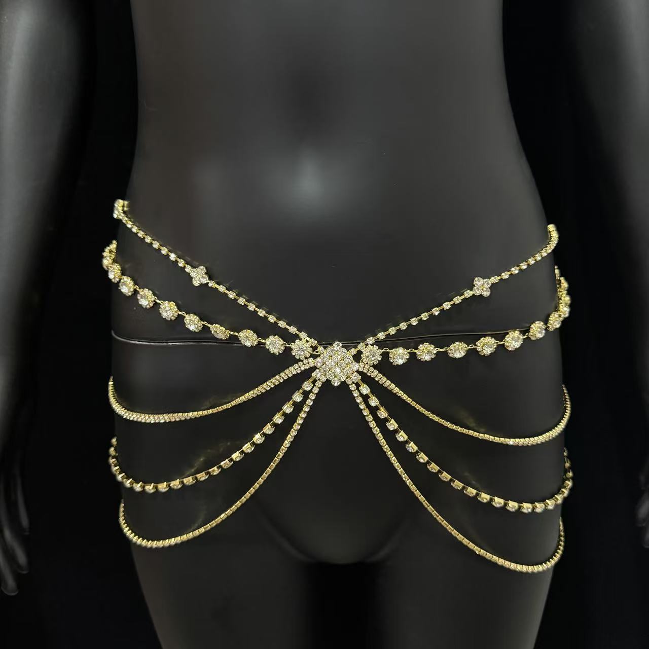 Elegante catena di strass rego - Body Jewelry Rhinestone recensione e prezzo