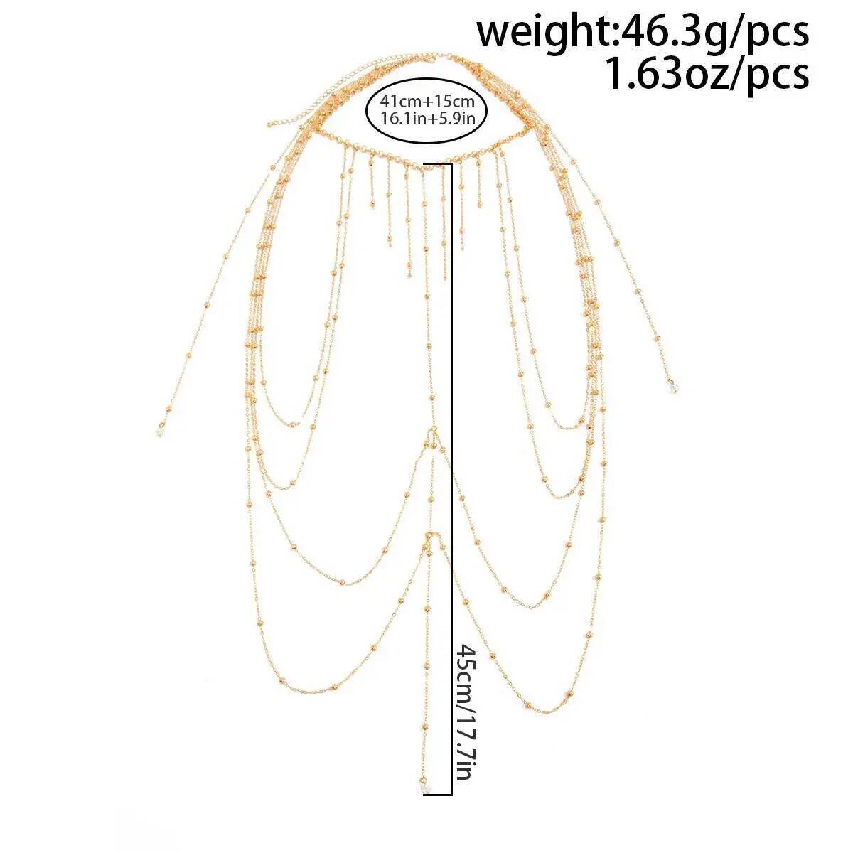 IngeSight.Z Bikini estivo sexy - Body Jewelry Chest recensione e prezzo