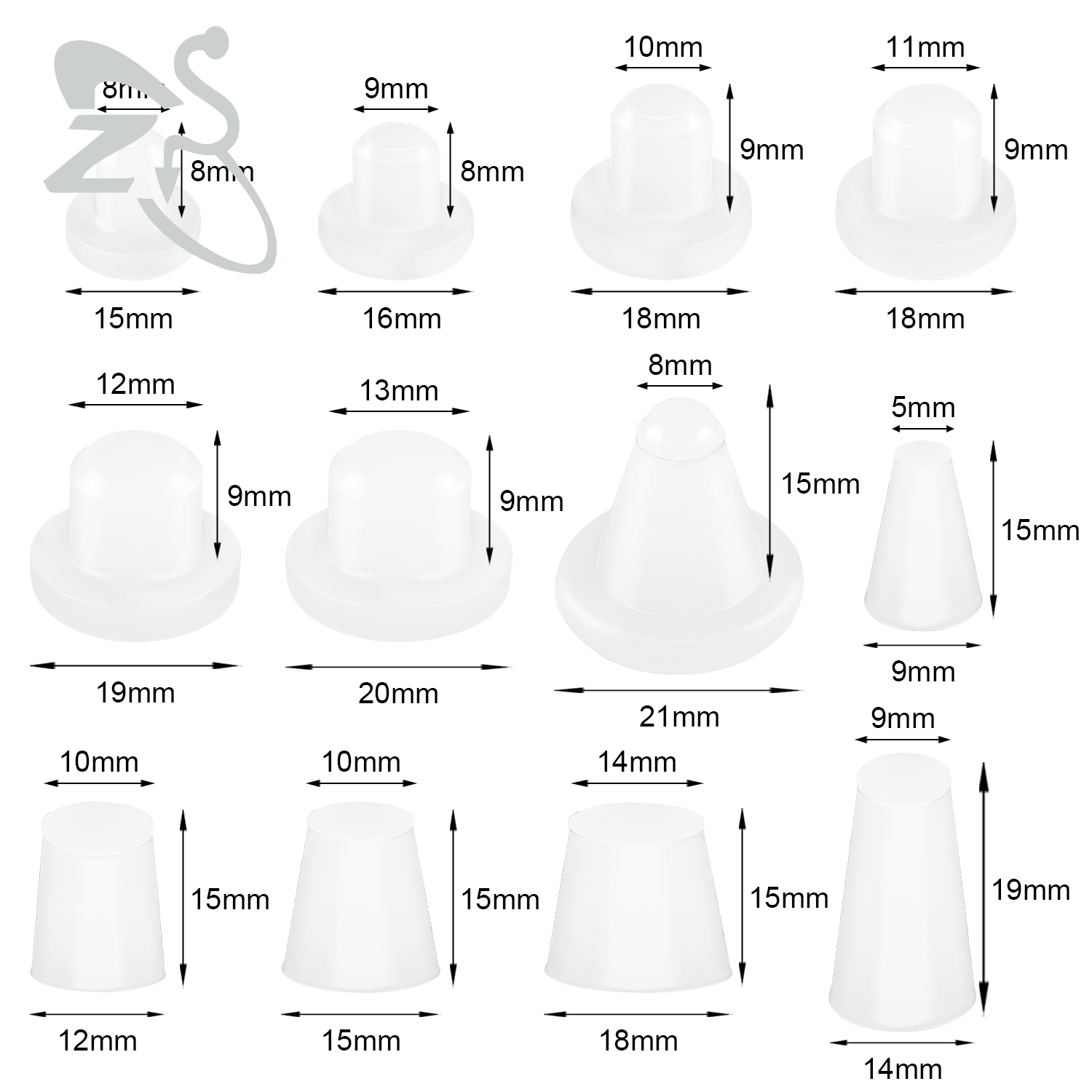 ZS 1PC Silicone Button Shaper  - Body Jewelry Repair recensione e prezzo