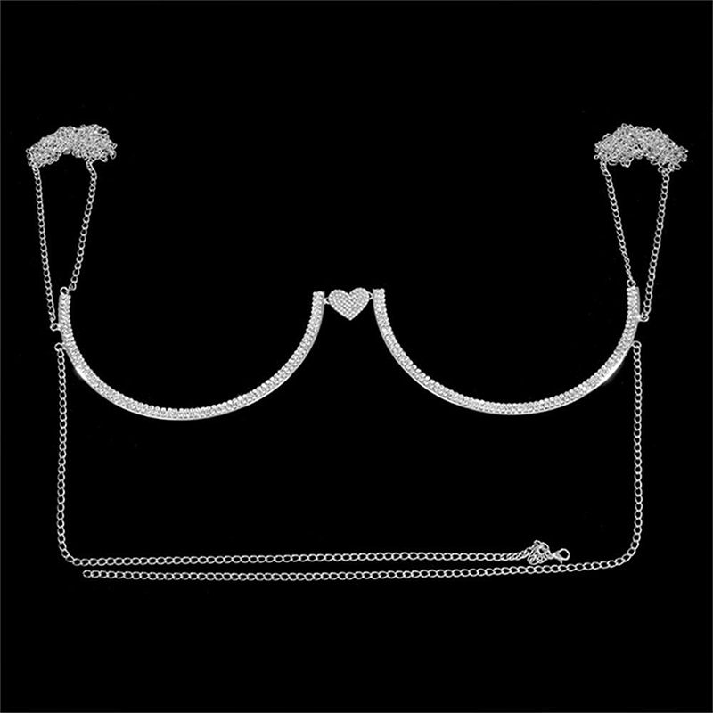 Stonefans Heart strass Chest B - Body Jewelry Chest recensione e prezzo