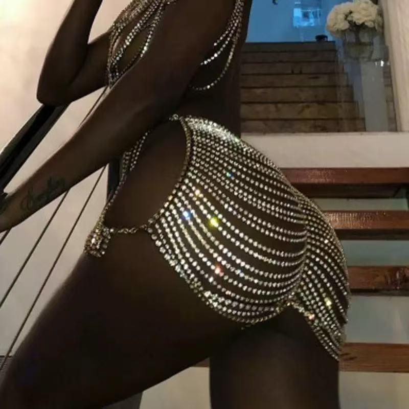 1 pzSexy alla moda strass test - Body Jewelry Rhinestone recensione e prezzo