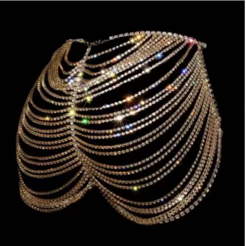 1 pzSexy alla moda strass test - Body Jewelry Rhinestone recensione e prezzo