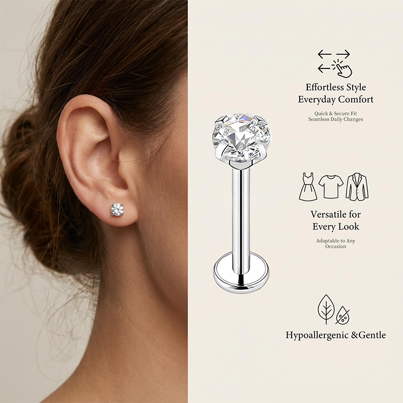 Anelli per Naso e Septum in Ac - Body Jewelry Labret recensione e prezzo