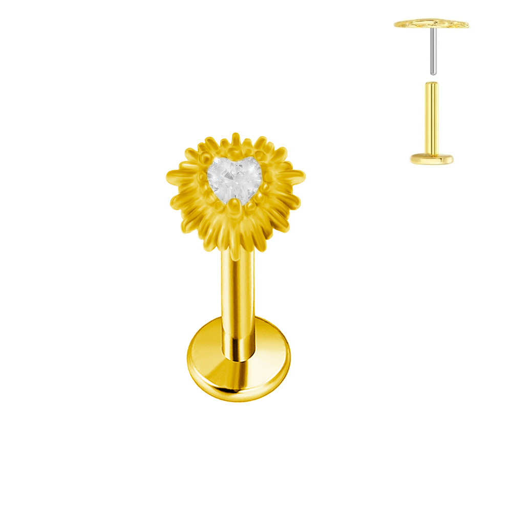 ASTM F136 G23 Orecchino a form - Body Jewelry Labret recensione e prezzo